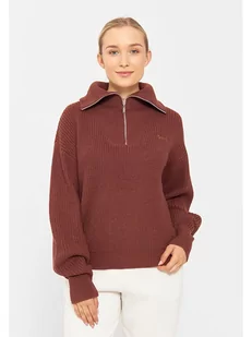 Bench Sweter "Thurynn" w kolorze bordowym - Swetry damskie - miniaturka - grafika 1