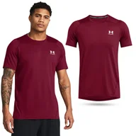 Koszulki sportowe męskie - Koszulka fitness męska Under Armour HeatGear Fitted z krókim rękawem - miniaturka - grafika 1