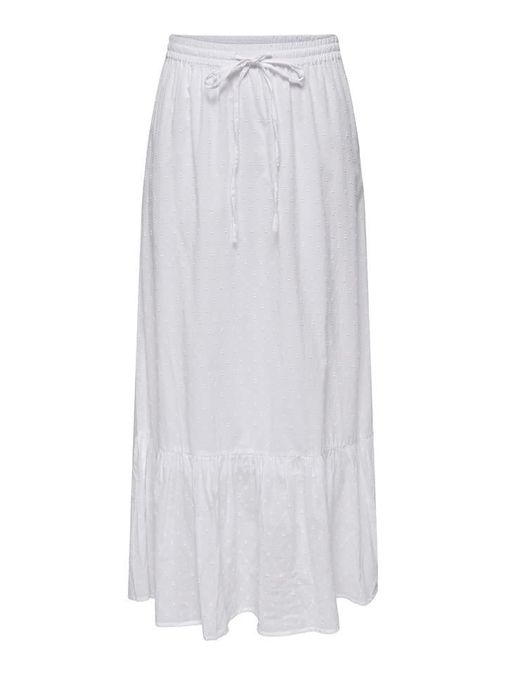 ONLY Spódnica w kolorze białym