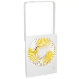 Wiatrak Alogy bezszumowy Mini Wentylator składany na biurko regulowany Biały - Części i akcesoria do laptopów - miniaturka - grafika 2