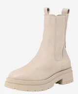 Botki damskie - Marc O'Polo Damskie Botki Beżowe Ze Skórą 38 1Żdi - miniaturka - grafika 1