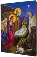 Ikony i obrazy sakralne - Ikona Boże Narodzenie - miniaturka - grafika 1