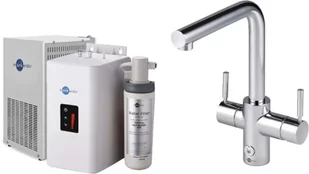 Zestaw INSINKERATOR HOT Bateria 4W1L chrom + chłodziarka, zbiornik i filtr 45356 CCZ - Baterie kuchenne - miniaturka - grafika 1