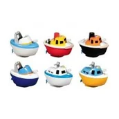 Zabawki do kąpieli - Nakręcane łódki zabawka do kąpieli mix Goki - miniaturka - grafika 1