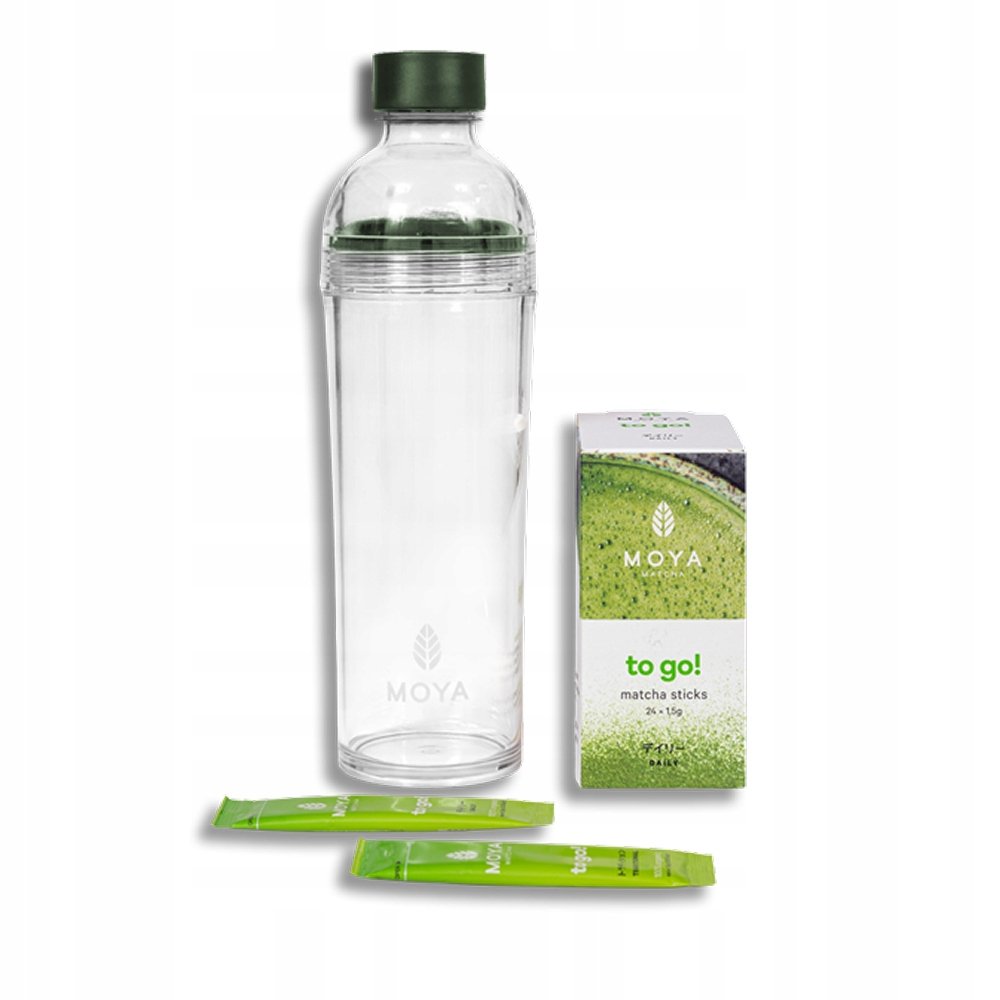 Zestaw Moya Matcha Codzienna To Go! z shakerem 48 x 1,5g