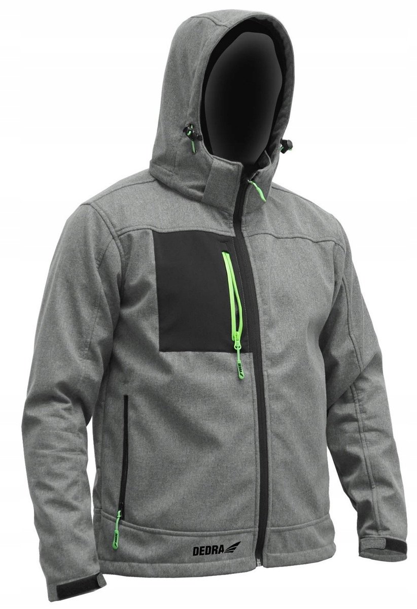 KURTKA SOFTSHEL Z KAPTUREM OCHRONNA DEDRA 3XL