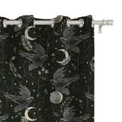 Zasłony - Zasłona AUTUMN wzór AT28 | jesienne nocne niebo 150 x 200 cm tkanina zaciemniająca - miniaturka - grafika 1