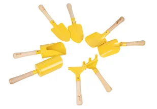 CLASSIC WORLD EDU Zestaw Metalowych Narzędzi do Piasku i Ogrodu 8 szt. - Zestawy naczyń dla dzieci - miniaturka - grafika 1