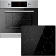 Zestawy AGD - Zestaw AGD do zabudowy Amica Piekarnik elektryczny MEB6521 FINE + Płyta indukcyjna PI6501 - miniaturka - grafika 1