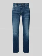 Spodnie męskie - Jeansy o kroju slim fit z efektem znoszenia model ‘ANGELS’ - miniaturka - grafika 1