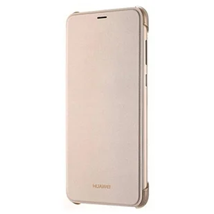 Huawei Flip Cover etui pokrowiec z klapką Huawei P Smart złoty (51992275) - Etui i futerały do telefonów - miniaturka - grafika 1