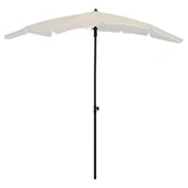 Parasole ogrodowe - vidaXL Parasol ogrodowy na słupku, 200x130 cm, piaskowy 315551 - miniaturka - grafika 1