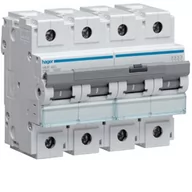 Bezpieczniki elektryczne - Hager MCB Wyłącznik nadprądowy 10kA 4P C 80A HMF480 - miniaturka - grafika 1