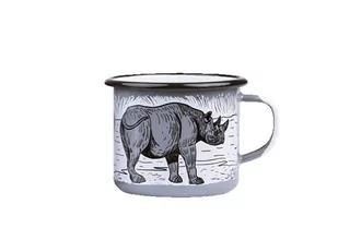 Kubek emaliowany, szary Rhino - Kubki - miniaturka - grafika 1