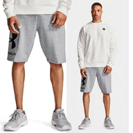 Spodnie sportowe męskie - Spodenki fitness męskie UNDER ARMOUR RIVAL FLC BIG LOGO Szorty - miniaturka - grafika 1