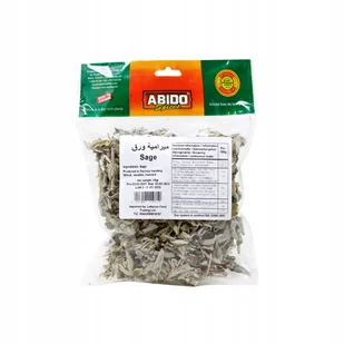 SZAŁWIA LIŚĆ SUSZONY MERAMIYEH MARAMIA 100% NATURALNA 50 G ABIDO - Przyprawy i zioła sypkie - miniaturka - grafika 1
