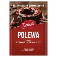 Dodatki do ciast w proszku - Delecta Polewa CZEKOLADOWA TWARDA 100G - miniaturka - grafika 1