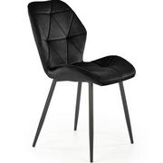 Krzesła - Halmar Krzesło K453 Czarny Kuchnia/Jadalnia/Salon Glamour/Loft - miniaturka - grafika 1
