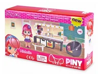 Lalki dla dziewczynek - Epee PinyPon City Zestaw Pokoik Lalka + akcesoria Michelle FPP14155 FPP14155_M - miniaturka - grafika 1