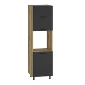 Szafki kuchenne - Szafka pod piekarnik 60 VENTO DP-60/214 antracyt - miniaturka - grafika 1