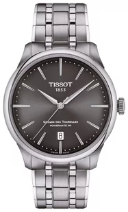 Zegarek Zegarek Tissot T139.807.11.061.00 CHEMIN DES TOURELESS POWERMATIC 80 39 MM - Zegarki męskie - miniaturka - grafika 1