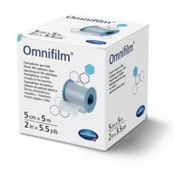 Apteczki i materiały opatrunkowe - Hartmann Omnifilm Przylepiec mocujący z folii 5cmx5m- 1szt. - miniaturka - grafika 1