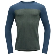 Koszulki sportowe męskie - Męska koszulka Devold Kvitegga Man Shirt Rozmiar: XL / Kolor: zielony/niebieski - miniaturka - grafika 1