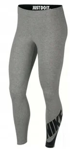 Legginsy sportowe damskie Nike Power Running CN8033-063 szare r. M - Legginsy - miniaturka - grafika 1
