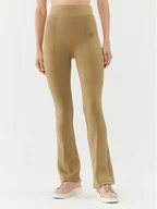 Spodnie sportowe damskie - Guess Spodnie dresowe Allie V3RB16 K7UW2 Brązowy Regular Fit - miniaturka - grafika 1