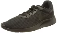 Sneakersy damskie - Nike Tanjun damskie sneakersy, Black Black Barely Volt, 40.5 EU - miniaturka - grafika 1