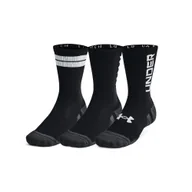 Skarpetki dla dzieci - Skarpetki Under Armour Perf Tech Nov 3pk Crew Black/Black/White XL - miniaturka - grafika 1
