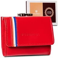 Portfele - Mały, Skórzany Portfel Damski Z Systemem Rfid Protect Lumarko! - miniaturka - grafika 1