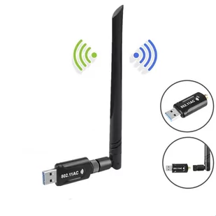 Dwuzakresowa Karta Sieciowa Adapter WiFi na USB 3.0 AC-1200Mbps - Karty sieciowe - miniaturka - grafika 1