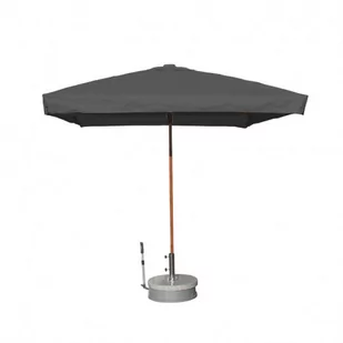 Gastro Magic Junior 240x240 Alu Wood z falbanką - parasol ogrodowy - Parasole ogrodowe - miniaturka - grafika 1