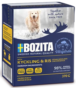 Bozita Dog Naturals :Kurczak i ryż w galarecie 370g - Mokra karma dla psów - miniaturka - grafika 1