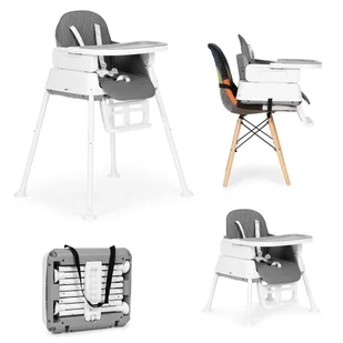 Fotelik krzesełko do karmienia dzieci 3w1 składany ECOTOYS - Akcesoria do karmienia - miniaturka - grafika 1