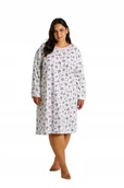 Bielizna nocna - TARO KOSZULA NOCNA MARTINA 3467 4XL BIAŁY - miniaturka - grafika 1