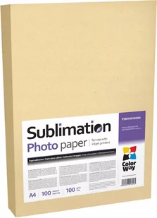 Papier Do Sublimacji Sublimacyjny ColorWay A4 100g 100 szt - Papier do drukarek - miniaturka - grafika 1