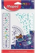Przybory szkolne - Zestaw przyborw do geometrii Pixel MAPED - miniaturka - grafika 1