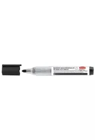 Marker suchościeralny LongLine czarny (10szt) - Flamastry - miniaturka - grafika 1