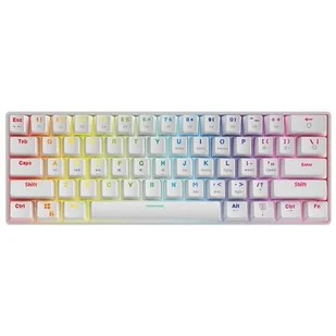 SAVIO WHITEOUT BROWN mechaniczna Gaming podświetlenie RGB - Klawiatury - miniaturka - grafika 1