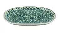 Miski i półmiski - Ceramiczna półmisek średni Ceramika Bolesławiec - miniaturka - grafika 1
