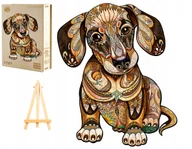 Puzzle - PUZZLE DREWNIANE DLA DOROSŁYCH DUŻE 300 ELEMENTÓW JAMNIK DREWNIANE PUDEŁKO - miniaturka - grafika 1