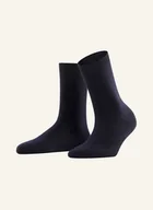 Skarpetki damskie - Falke Skarpety Cosy Wool Z Dodatkiem Wełny Merino blau - miniaturka - grafika 1