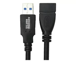 Silver Monkey Przedłużacz USB 2m  3.0 - Kable komputerowe i do monitorów - miniaturka - grafika 1