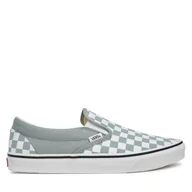 Trampki damskie - Tenisówki Vans Classic Slip-On VN000D5PEPO1 Szary - miniaturka - grafika 1