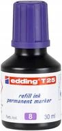 Markery permanentne - Edding tusz uzupełniający edding T 25, do markerów niezmywalnych edding, 30 ML, fioletowy 4-T25008 - miniaturka - grafika 1