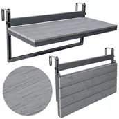 Pozostałe meble ogrodowe - Stolik balkonowy wiszący AGATTI STONEWOOD - miniaturka - grafika 1