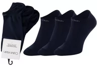 Skarpetki męskie - CALVIN  KLEIN SKARPETY SKARPETKI STOPKI 3 PARY NAVY 100001922 002 - Rozmiar: 40-46 - miniaturka - grafika 1