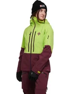 Kurtki i kamizelki sportowe damskie - Black Diamond Kurtka hardshellowa "Recon" w kolorze zielono-bordowym - miniaturka - grafika 1